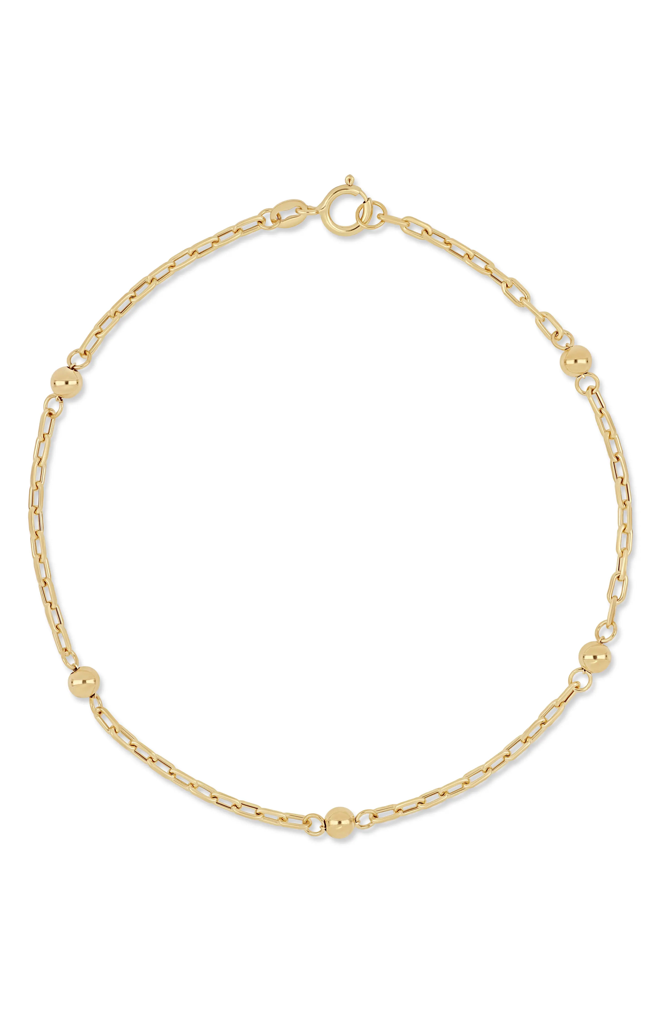 Bony Levy 14K Gold Bead Chain Bracelet (Online Trunk Show) (Women) | Nordstrom | Nordstrom