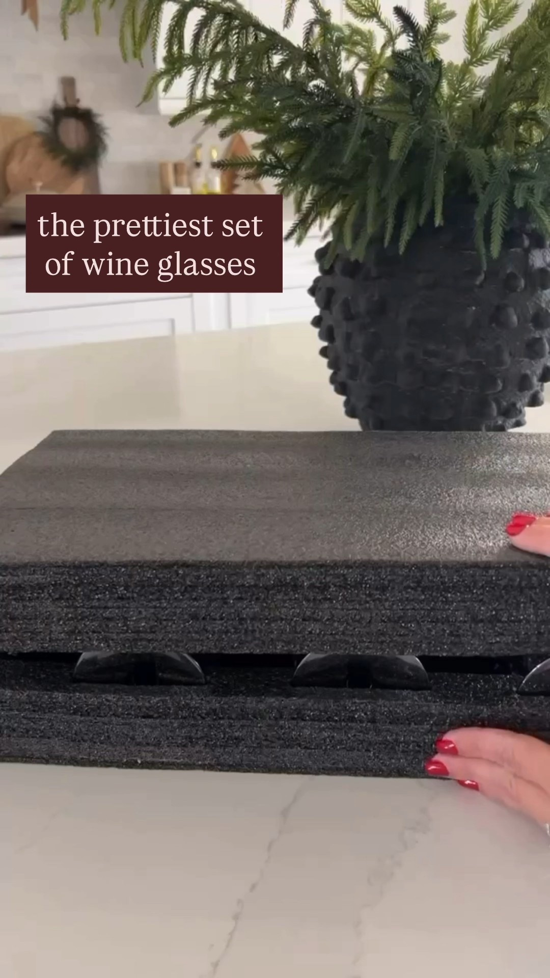 The prettiest set of wine glasses from Amazon. The perfect gift for the hostess. 

#LTKGiftGuide #LTKHome #LTKFindsUnder50