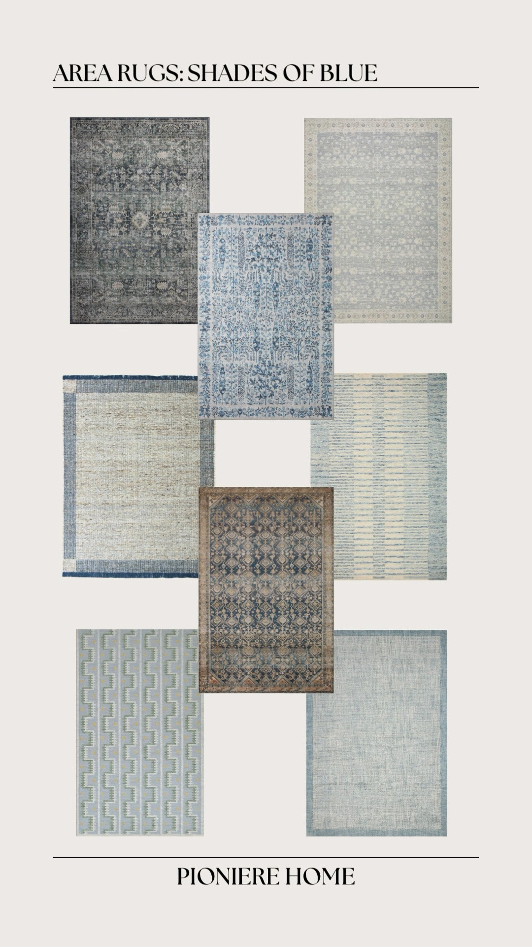 Area rugs: shades of blue. Loloi rugs, blue area rugs, affordable rugs, vintage style area rugs, neutral rugs

#LTKSeasonal #LTKHome #LTKSaleAlert