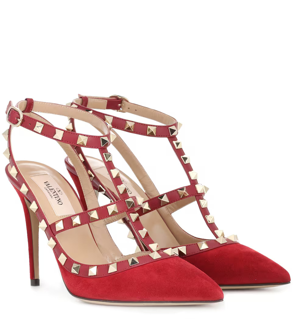 Valentino Garavani Rockstud suede pumps | Mytheresa (US/CA)