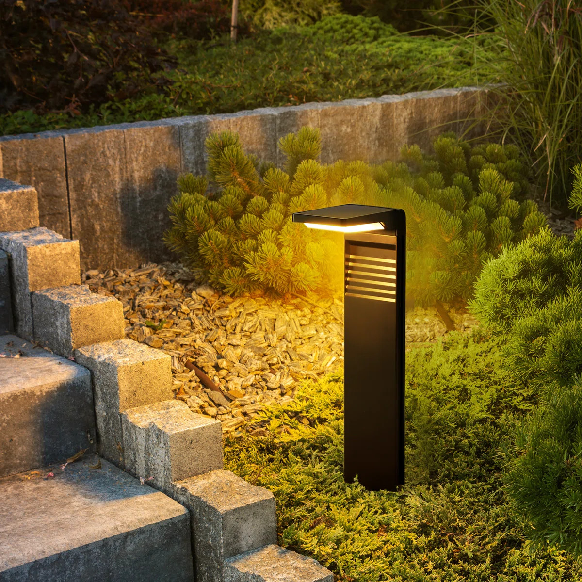 Solar Powered Integrated LED Pathway Light Kit (Set of 2) | Wayfair North America