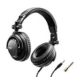 Hercules HDP DJ45: Closed-back headphones for DJs. Foldable, with pivoting earpieces and a 6.6-foot/2-meter cable | Amazon (US)