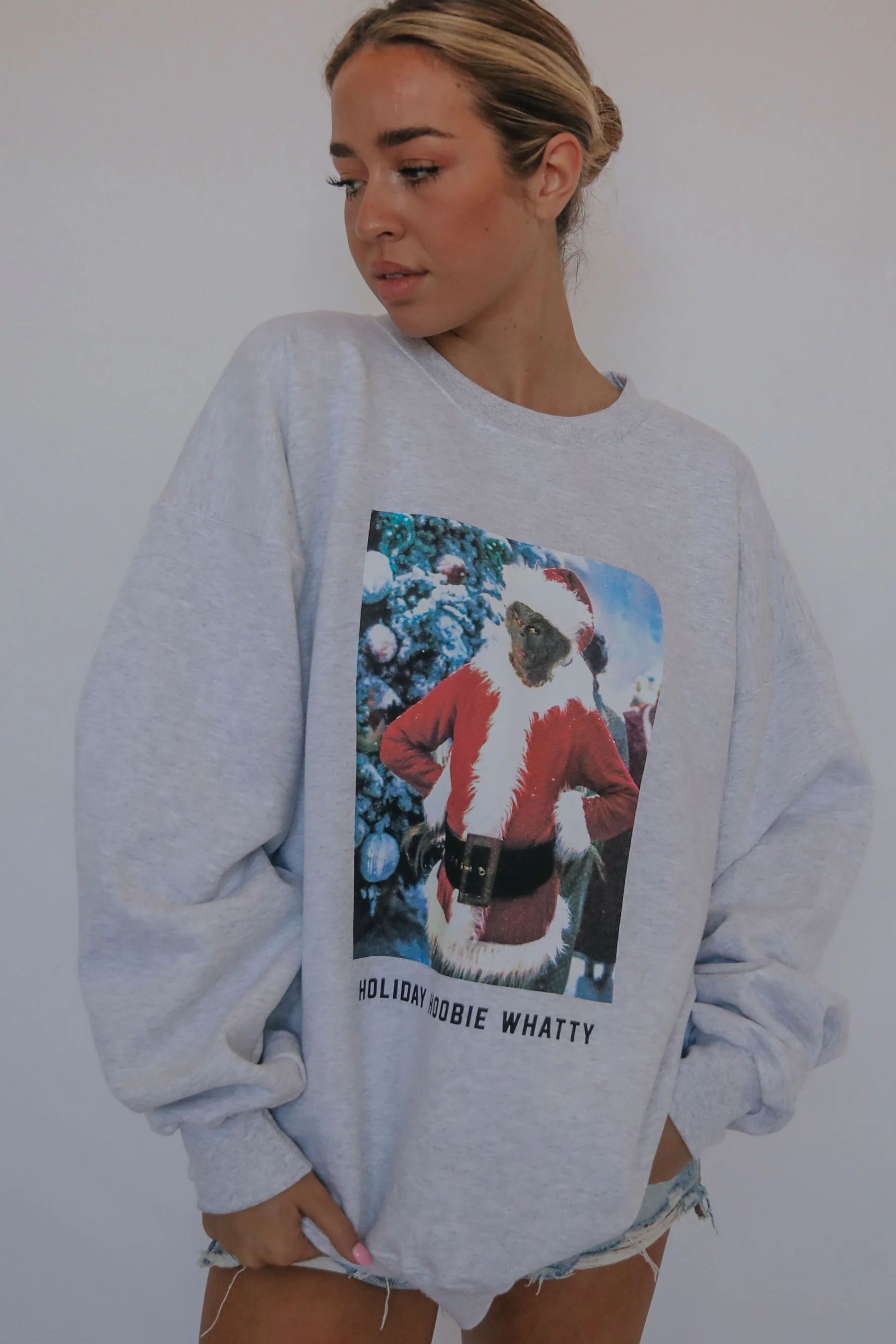 charlie southern: holiday hoobie whatty sweatshirt | RIFFRAFF