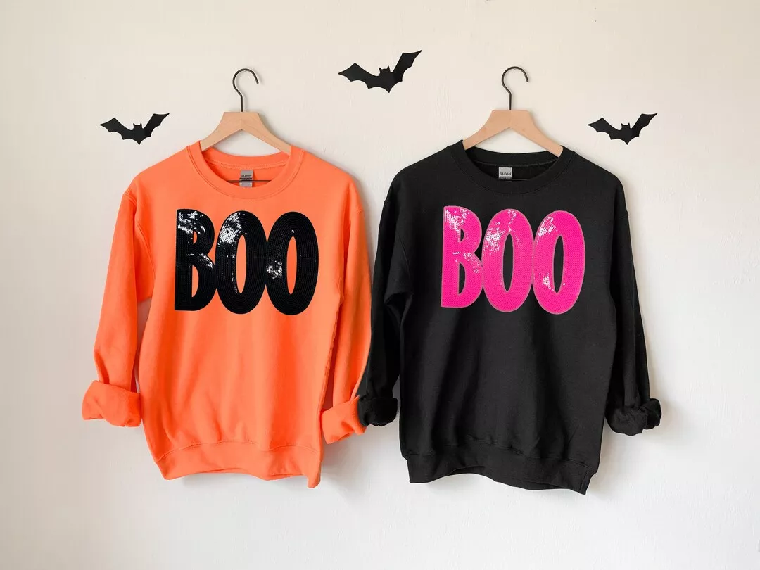 Boo Sequin Patch Patch