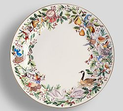 12 Days of Christmas Stoneware Dinner Plates - Set of 4 | Pottery Barn (US)