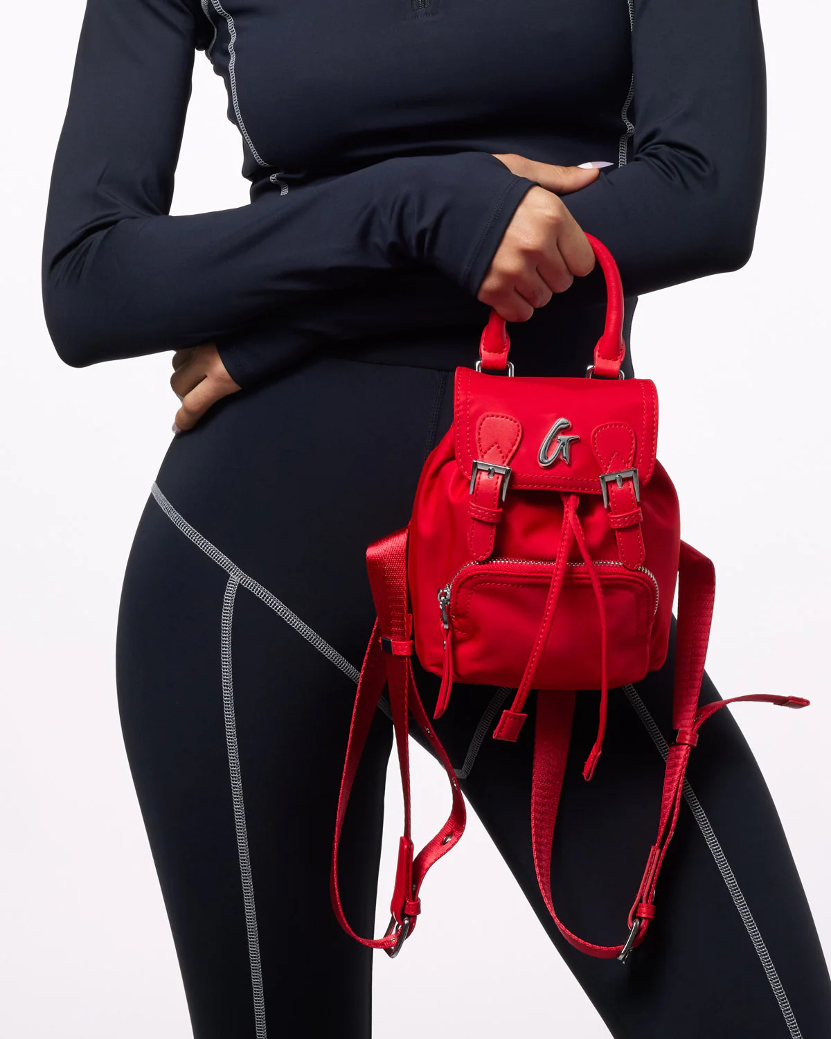 MINI NYLON BACKPACK - RED | Glam-Aholic Lifestyle