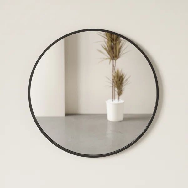 Hub Rubber Round Wall Mirror | Wayfair North America