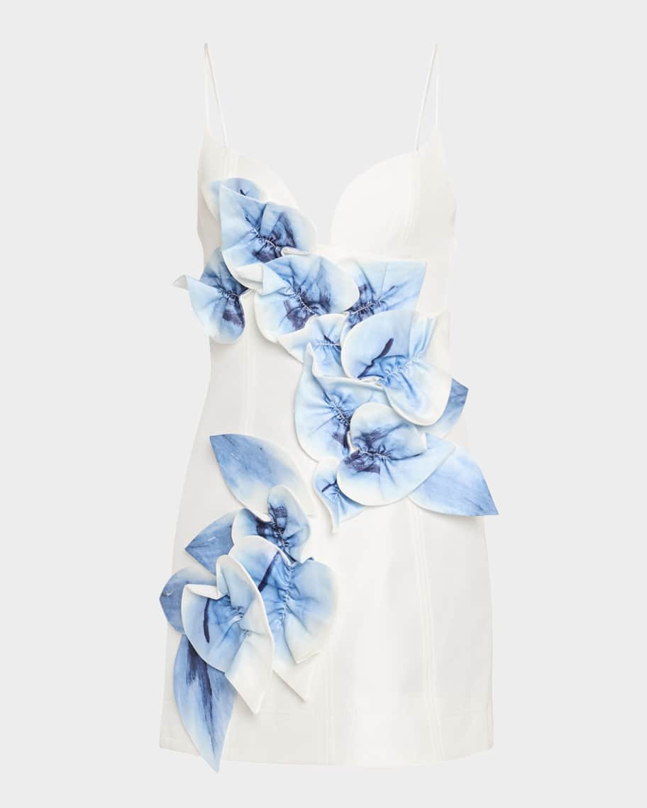 Acler Bilbo Embellished Mini Dress | Neiman Marcus