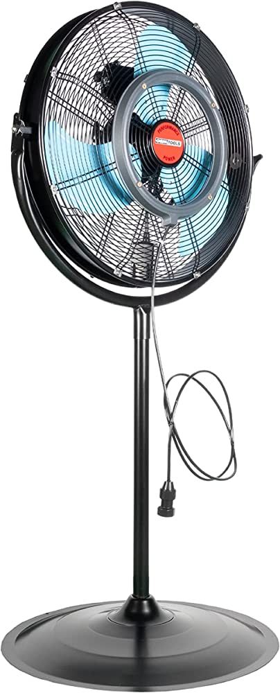 OEMTOOLS 23978 20” Tilting Pedestal Misting Fan, Outdoor Fans for Patios, Waterproof Misting Fa... | Amazon (US)