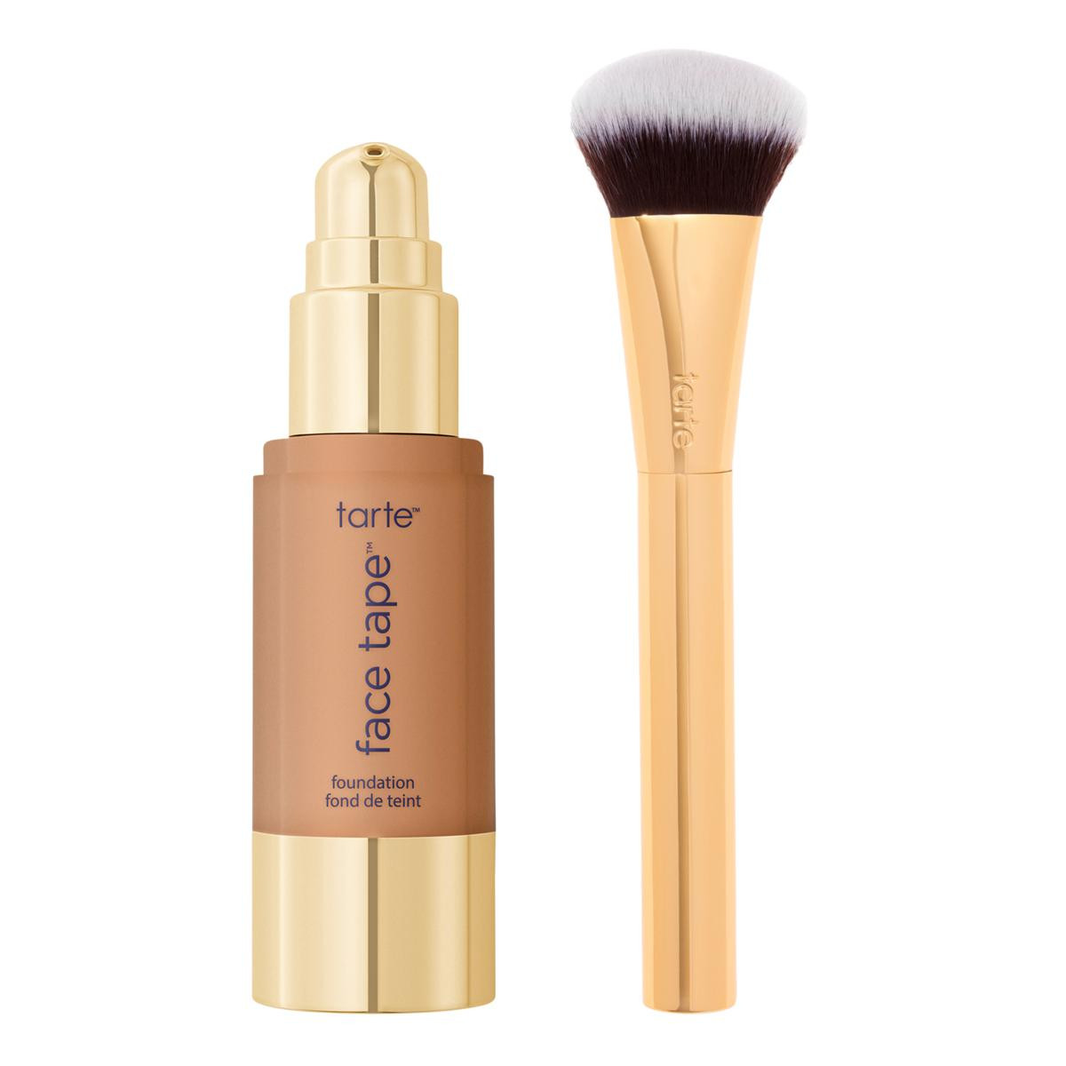 tarte Face Tape Full-Coverage Foundation and Brush Set | HSN