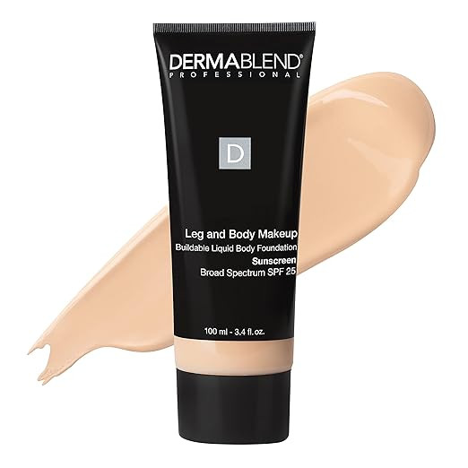 Dermablend Leg and Body Makeup, with SPF 25. Skin Perfecting Body Foundation for Flawless Legs wi... | Amazon (US)