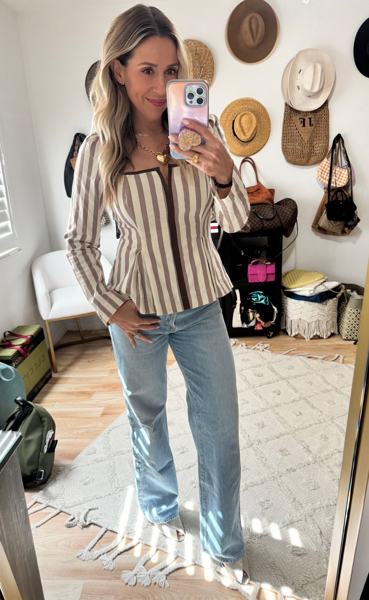 Finally getting dressed in normal clothes after a week of on/off night shifts . Back to the grind tomorrow . The cutest top paired with my favorite jeans I own 💕 size down in both shirt and jeans 🙌

#LTKootd #LTKOver40 #LTKSeasonal