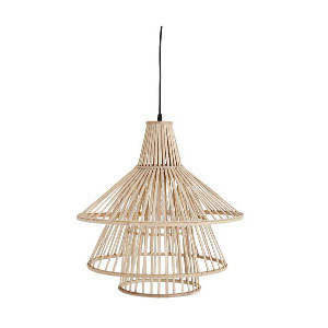 Madam Stoltz Bamboo Tiered Pendant Light - Trouva | Trouva (Global)
