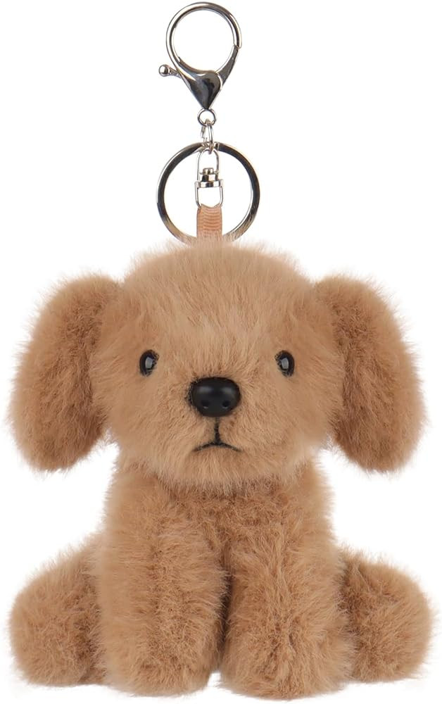 Apricot Lamb Plush Labrador Dog Puppy Stuffed Animal Soft Keychain for Kids Bag, Purse, Backpack,... | Amazon (US)