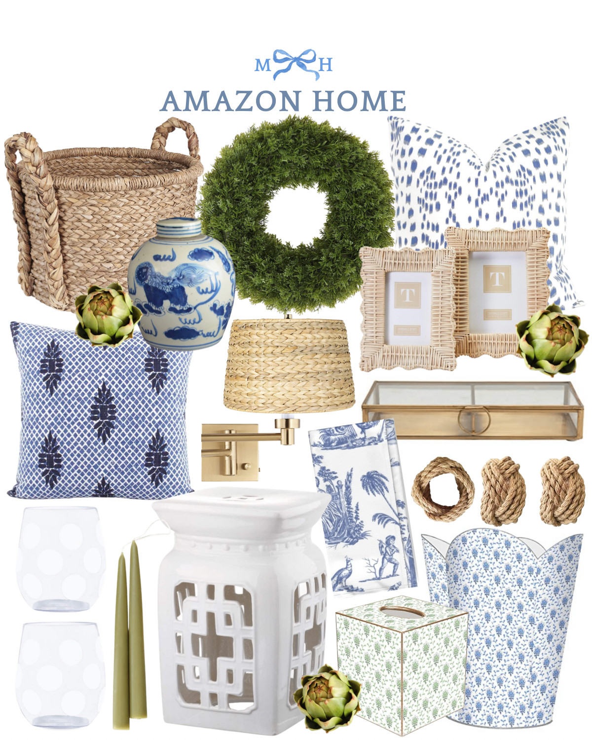Blue And White Amazon Home | Amazon (US)