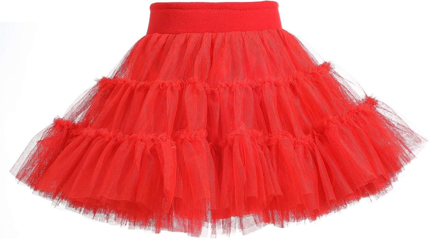 Baby Tutu Skirt Toddler Little Girls'Ballet Dance Tulle Skirt 1-10T | Amazon (US)