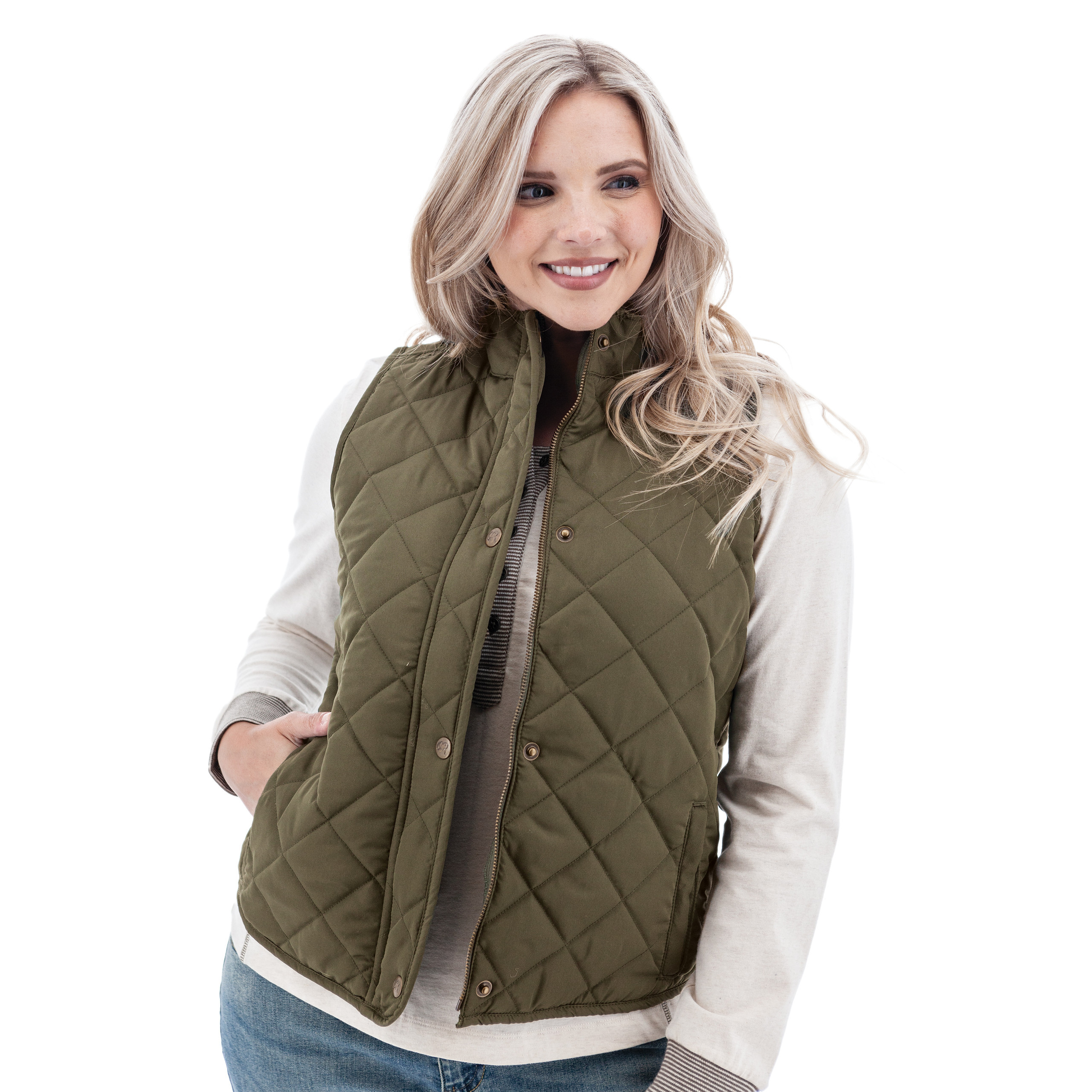 Nora Recycled Quilted Vest | Aventura Clothing