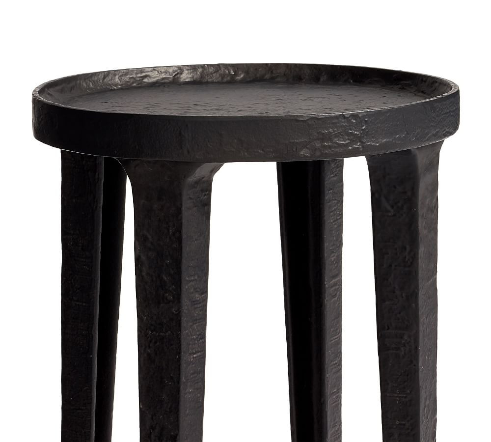 Jamie Round Metal Accent Table | Pottery Barn (US)