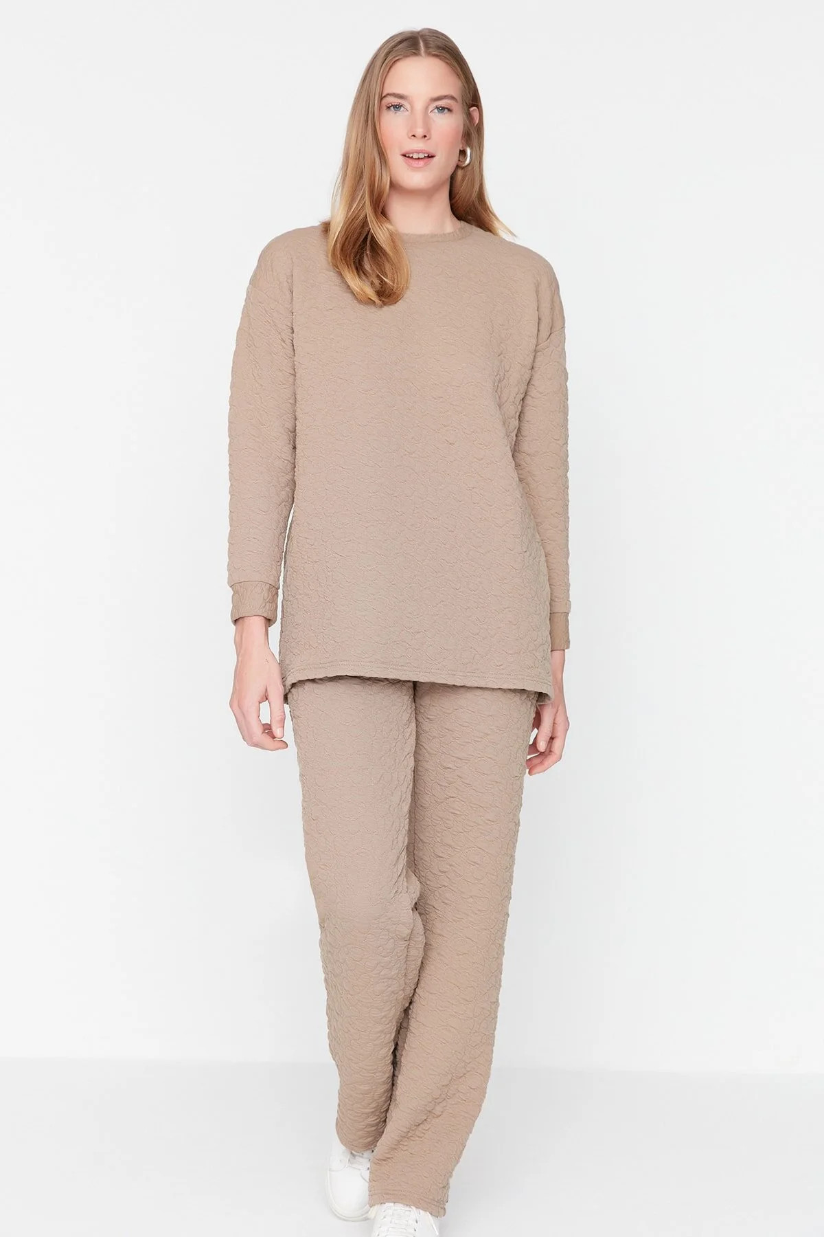 Trendyol Modest Zweiteiler - Braun - Regular Fit Fast ausverkauft | Trendyol DE