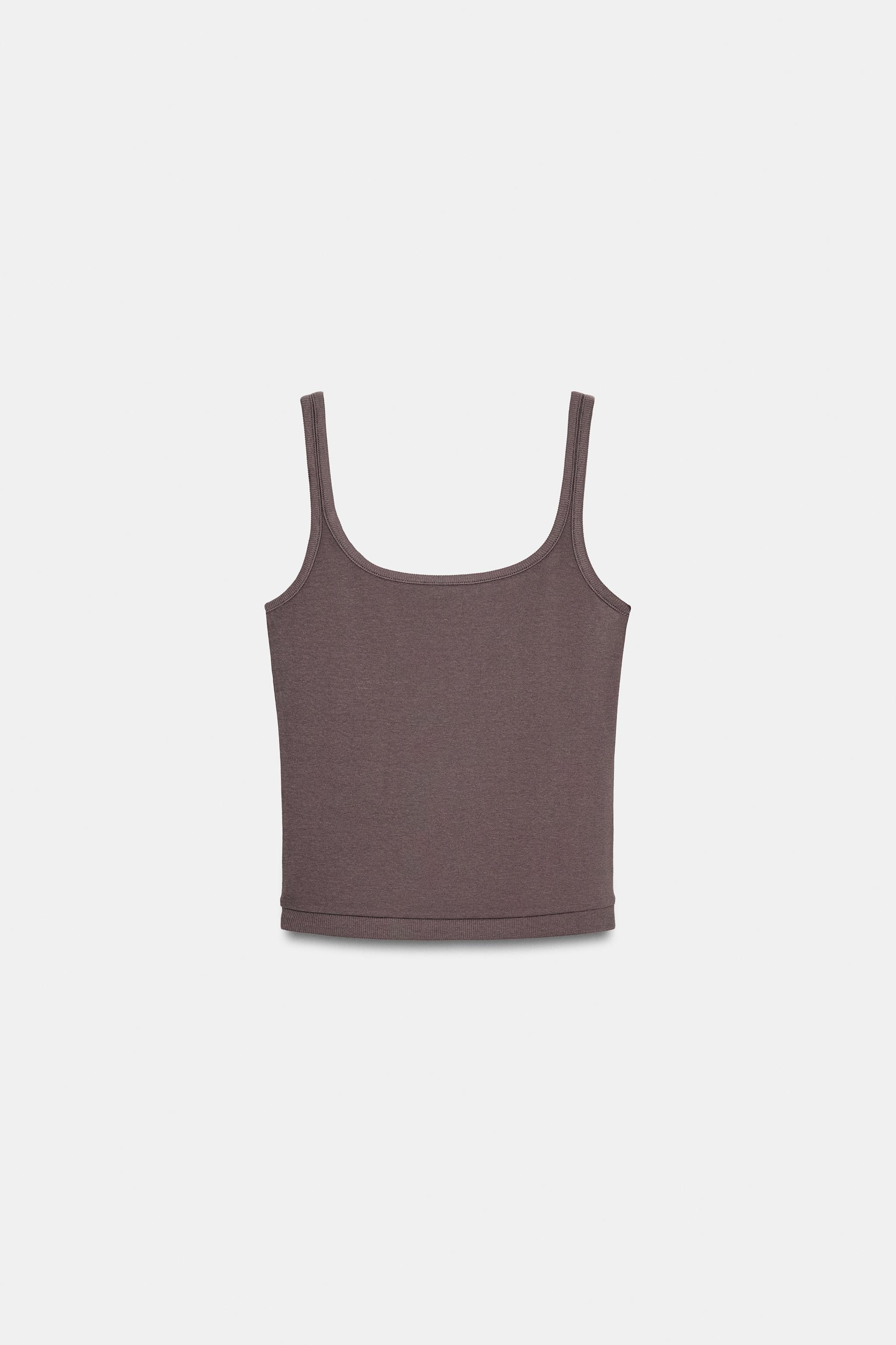 COTTON MODAL TANK TOP | Zara US