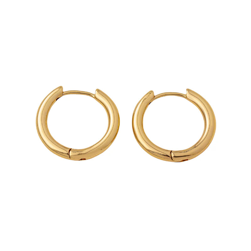 hero charm hoop midi gold | FRKL