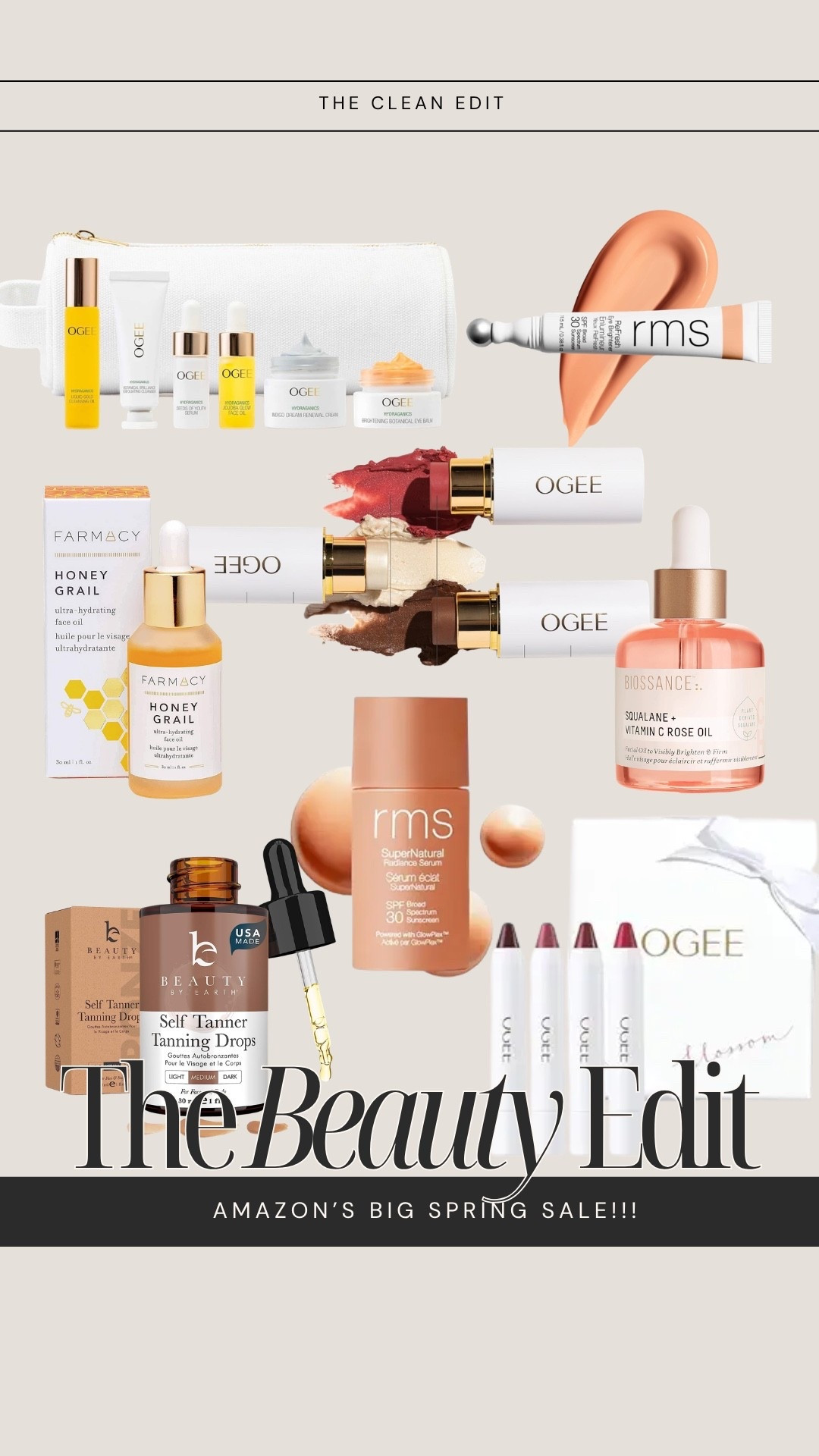 AMAZONS BIG SPRING SALE | The Clean Beauty Edit 👸🏼✨

You skin deserves nothing less than products with the cleanest, purest, and non-toxic ingredients. Stock up on these tried and tested favorites while they are on sale! 👌✨

#LTKBeauty #LTKSaleAlert #LTKselfcare