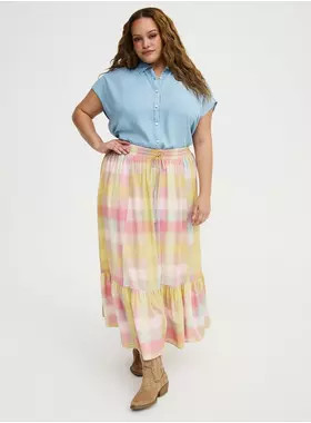 Tiered Maxi Skirt | Torrid (US & Canada)