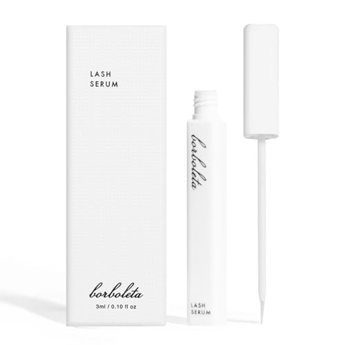 Borboleta Lash Serum, Eyelash Serum for Longer, Thicker, and Fuller Looking Natural Eyelashes, (Full Size, 3 Month Supply) | Amazon (US)