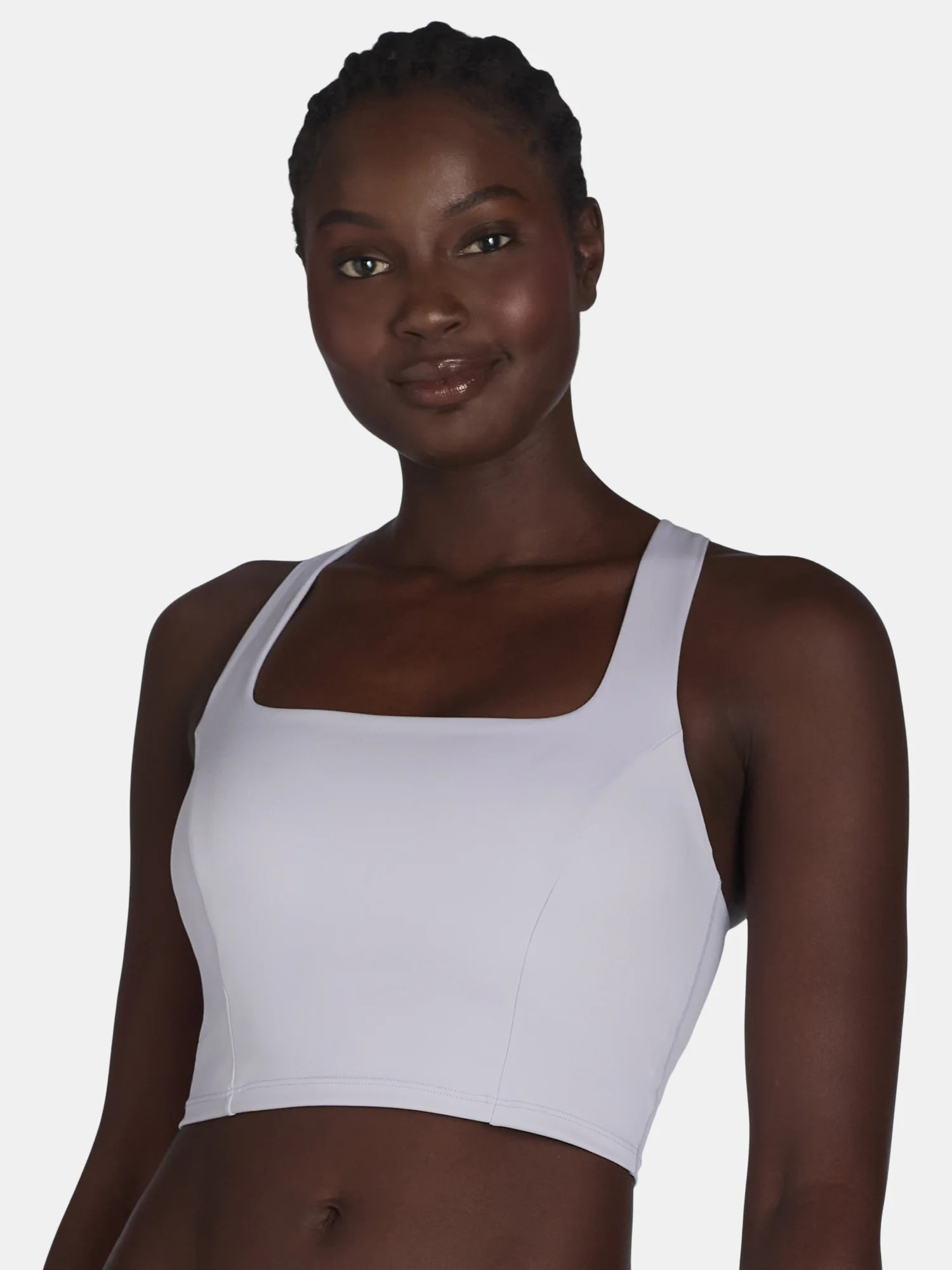 Avia Women's and Women’s Plus Medium Support Square Neck Sports Bra, Sizes XS-3XL - Walmart.com | Walmart (US)