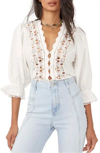 Louella Embroidered Blouse | Nordstrom
