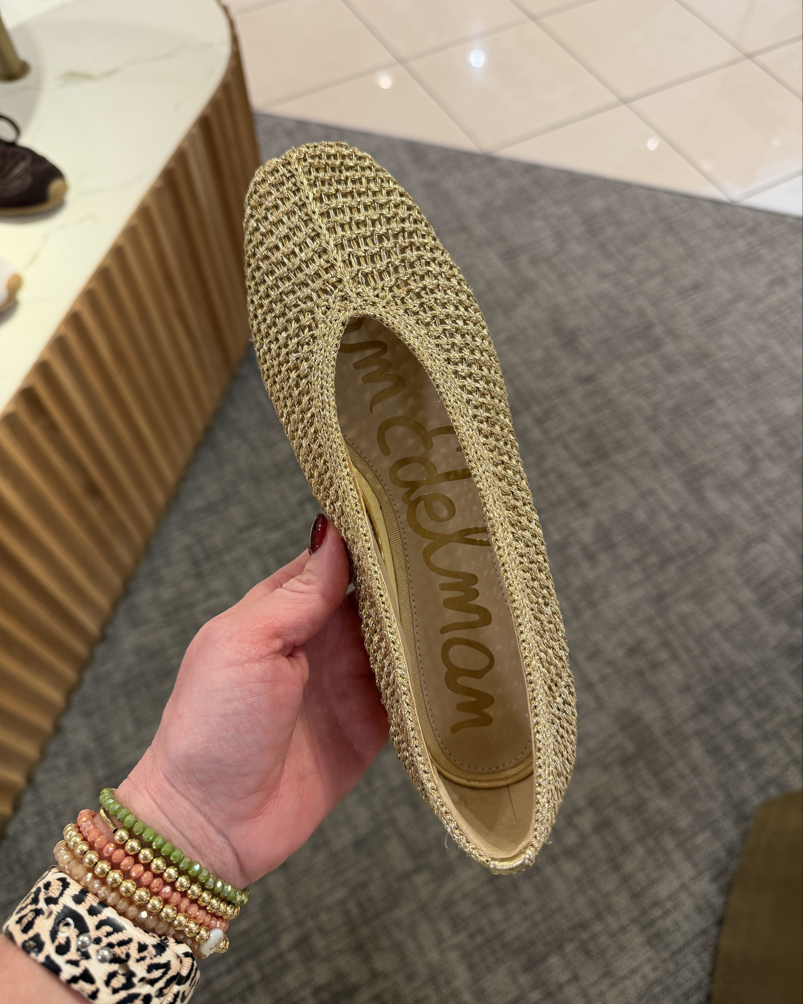 So comfortable.  Runs TTS.  Gold flat 