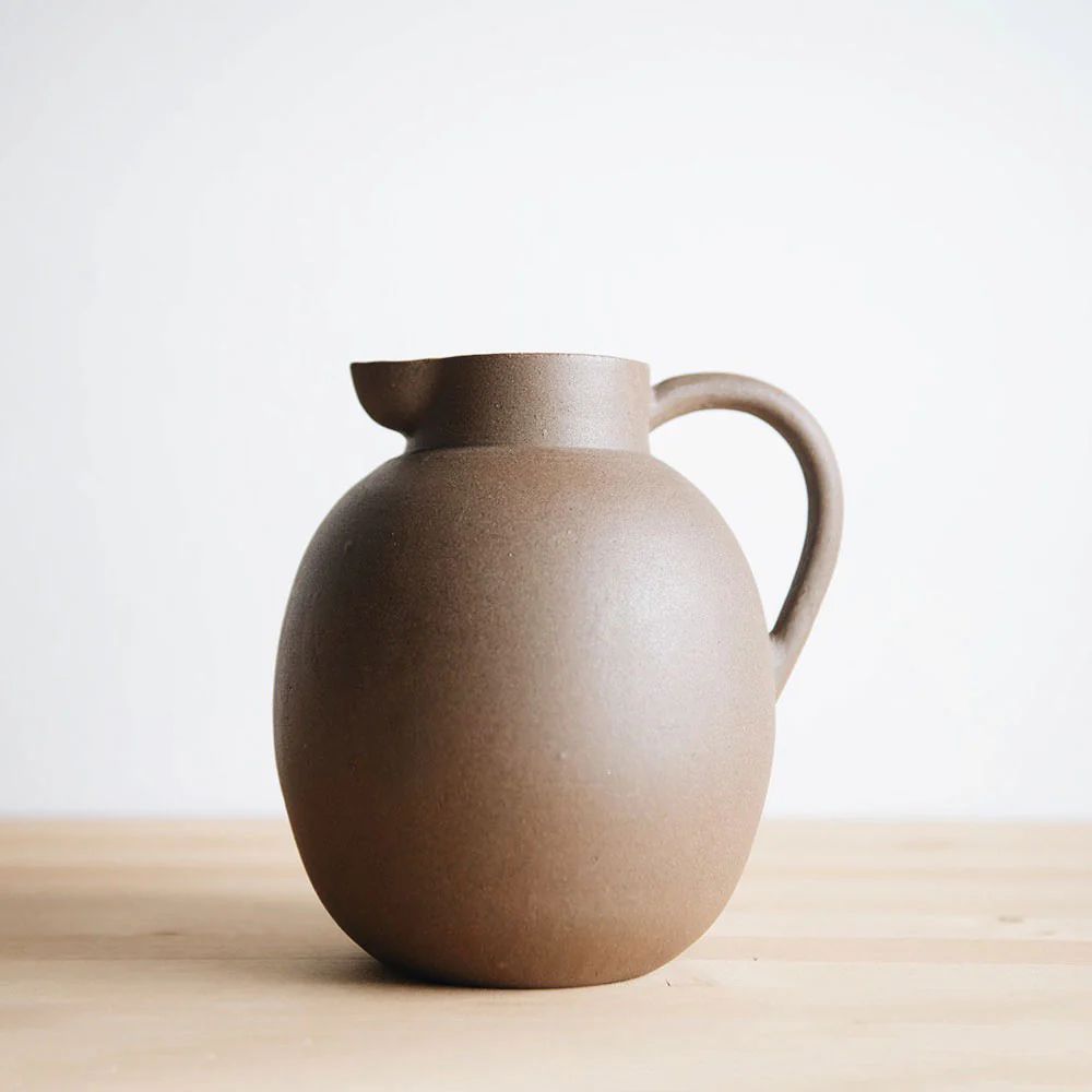 Ceramic Terracotta Pitcher | Roan Iris