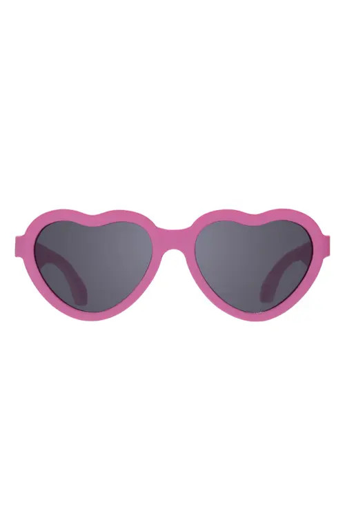 Babiators Kids' Paparazzi Pink Heart Sunglasses at Nordstrom, Size 0-2 Y | Nordstrom