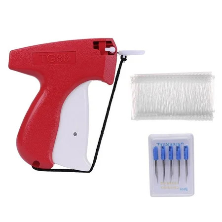 Chinatera Clothes Garment Sewing Price Label Tagging Gun+5 Needles+1000 Barbs (B) | Walmart (US)