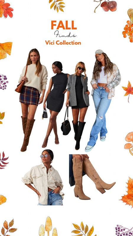 Fall finds from the Vici Collection! This is one of my favorite stores! They have Shackets, workwear, knit skirts, boots and so much more perfect fits for the fall!

#LTKsalealert #LTKFind #LTKSeasonal