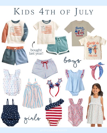 Kids 4th of July 

#LTKBaby #LTKKids #LTKSeasonal