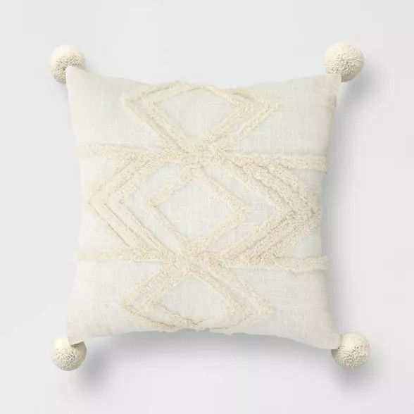 High Low Throw Pillow Cream - Opalhouse™ | Target