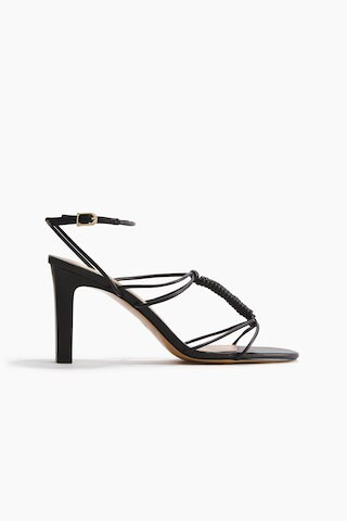 H & M - Heeled Strappy Sandals - Black | H&M (US + CA)
