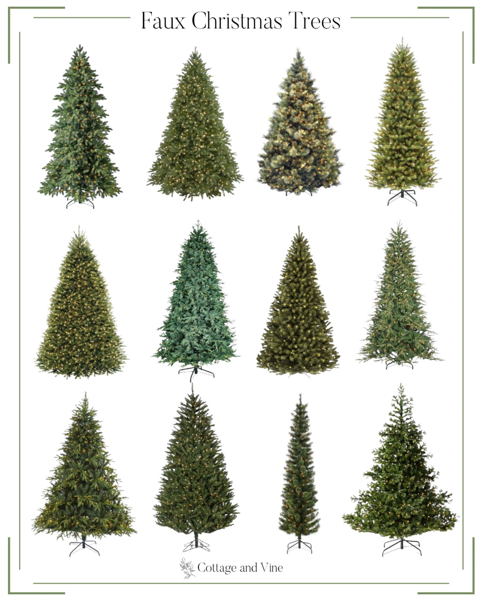 Faux Christmas Trees #christmastree

#LTKHoliday #LTKhome