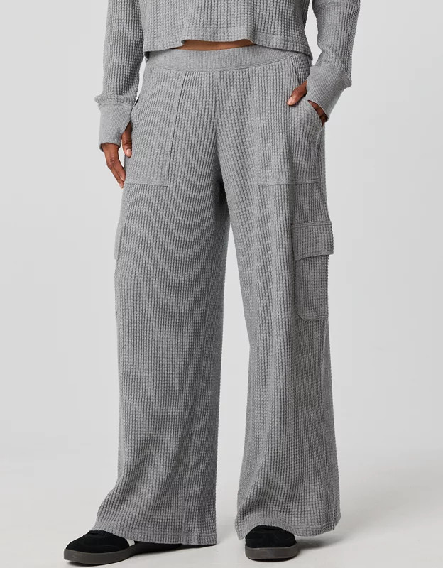 OFFLINE By Aerie Wow! Waffle Cargo Trouser | American Eagle Outfitters (US & CA)