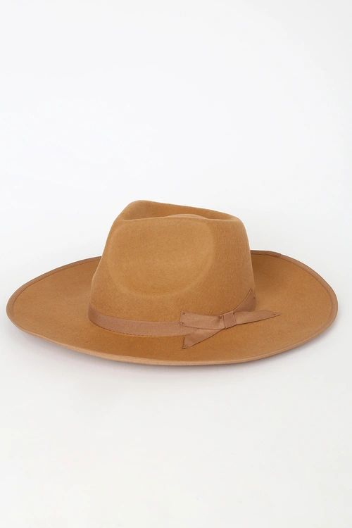 Brimming with Confidence Brown Wool Fedora Hat | Lulus (US)