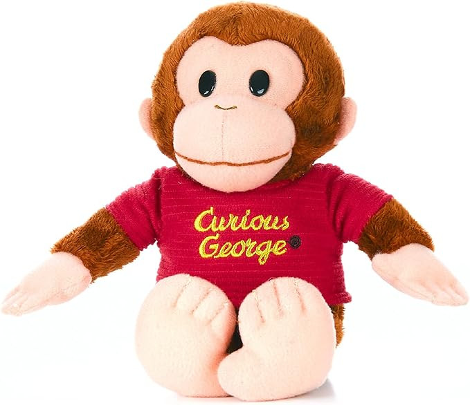 KIDS PREFERRED Curious George Monkey Plush - Classic George 8" Stuffed Animal, (91720) | Amazon (US)