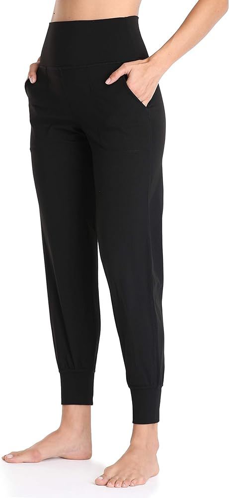 Colorfulkoala Women's High Waisted Fitted Joggers | Amazon (US)