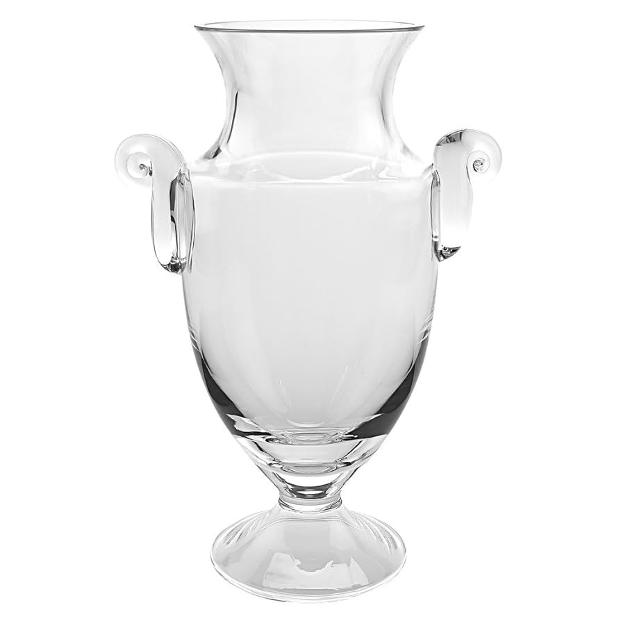 Badash Champion Crystal Flower Vase - 12" Tall Glass Vase in Unique Mouth-Blown Trophy/Urn Shape ... | Amazon (US)