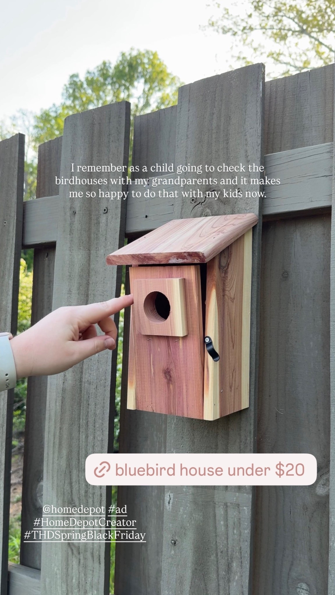 So excited to have some bird houses to check this season! Got mine at The Home Depot and they’re affordable and easy to put up! 

#LTKMothersDay #LTKHome