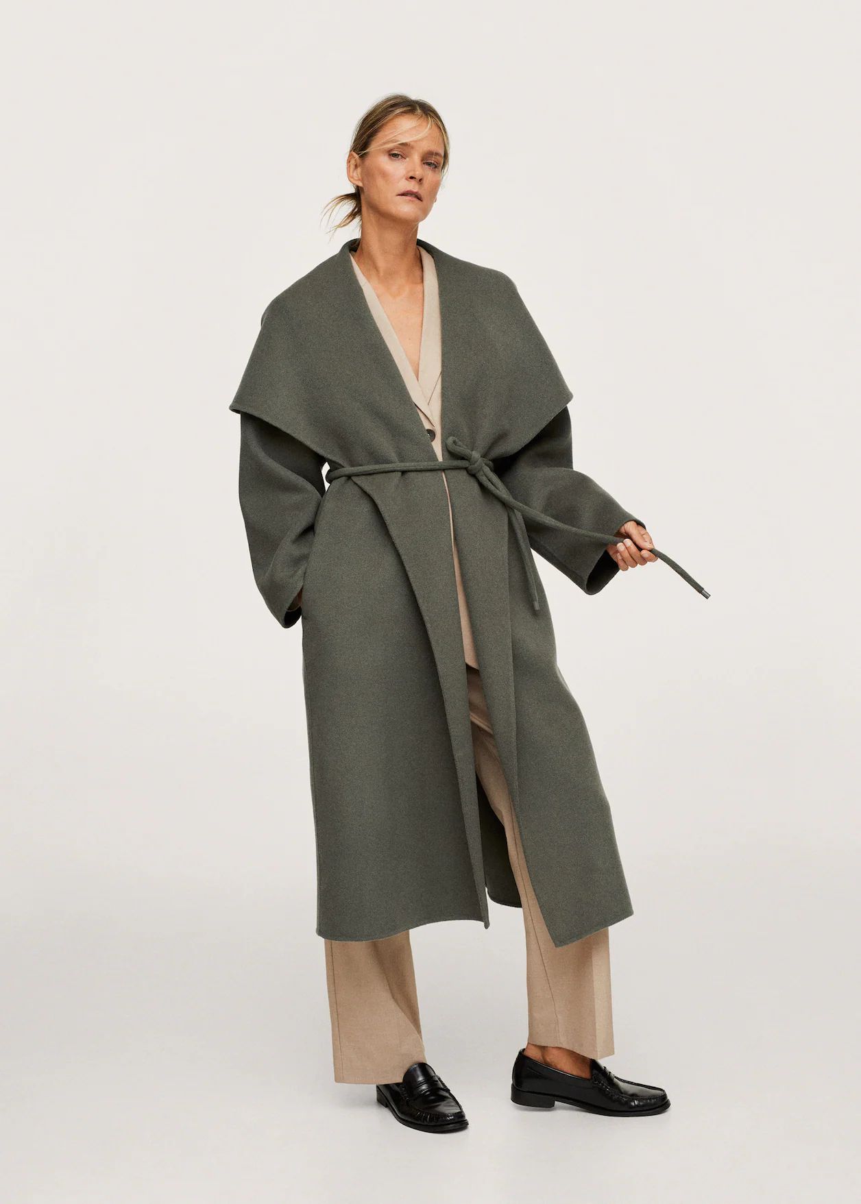 Handmade wool coat -  Women | Mango USA | MANGO (US)