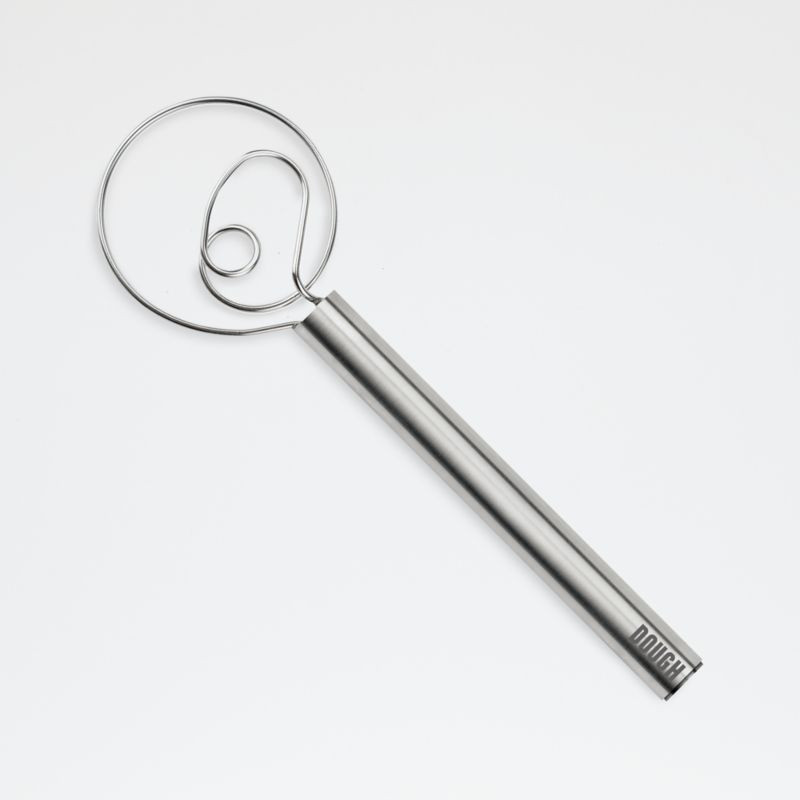 Tovolo 12" Stainless Steel Dough Whisk + Reviews | Crate & Barrel | Crate & Barrel