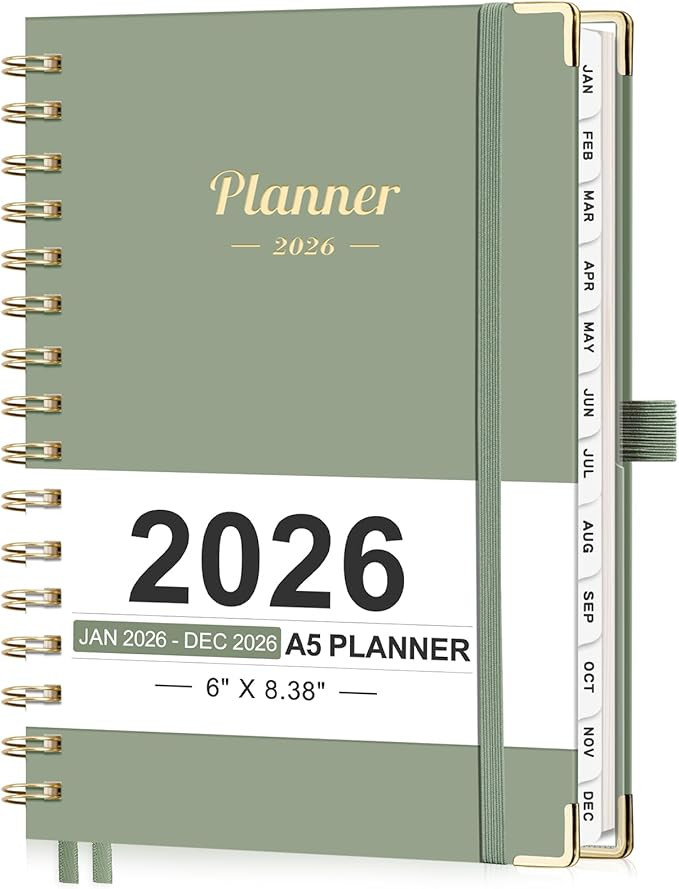 AHGXG 2026 Planner, Weekly and Monthly, 2026 Calendar, Jan 2026 - Dec 2026, Hardcover with Monthl... | Amazon (US)