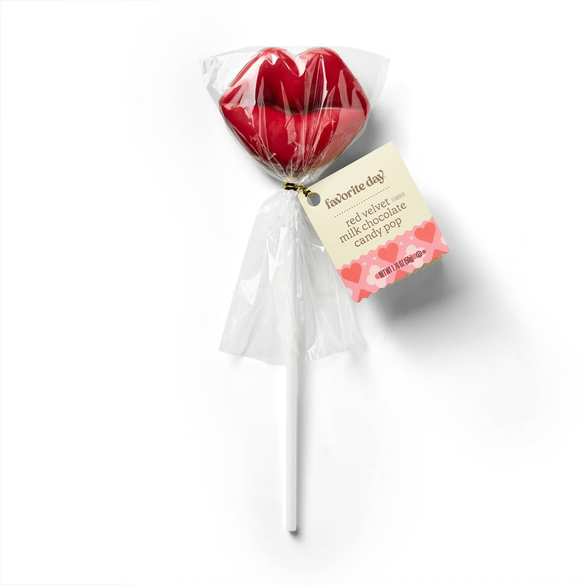 Valentine's Red Velvet Milk Chocolate Pop - 1.76oz - Favorite Day™ | Target