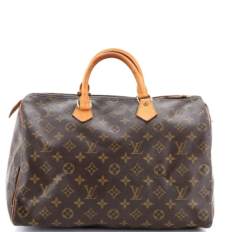 Pre-Owned Speedy Handbag Monogram Canvas 35 By Rebag | Walmart (US)